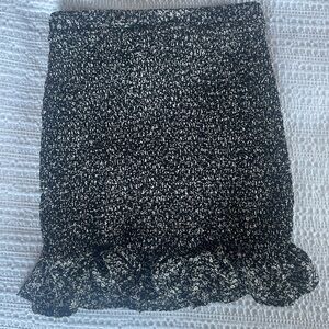 Blush Textured Mini Skirt